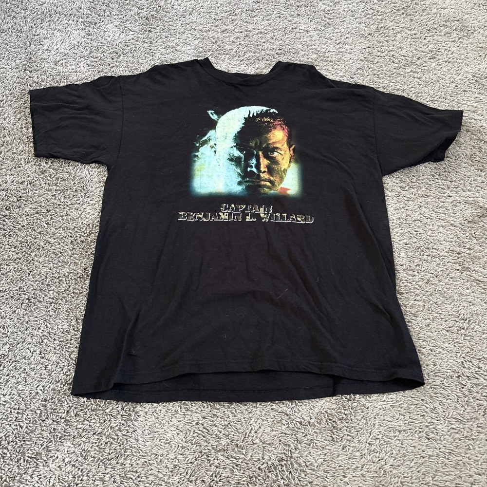Movie Tee Captain Benjamin Willard APOCALYPSE NOW MARTIN‎ SHEEN t-shirt XL